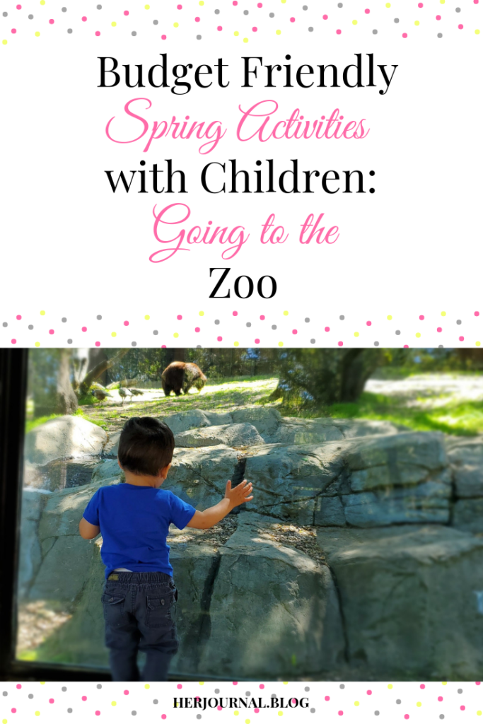 Budget friendly spring activities to do with children- going to the zoo